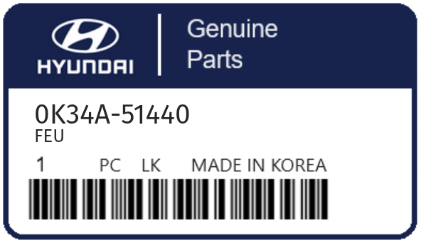 HYUNDAI - 0K34A-51440 FEU
