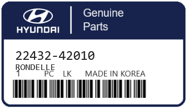 HYUNDAI - 22432-42010 RONDELLE