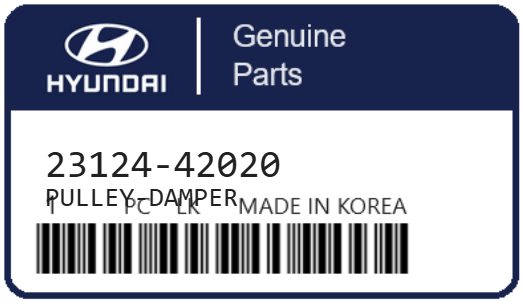 HYUNDAI - 23124-42020 PULLEY-DAMPER