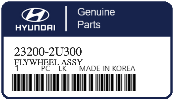 HYUNDAI - 23200-2U300 FLYWHEEL ASSY