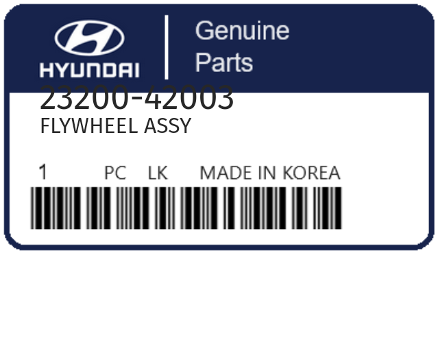 HYUNDAI - 23200-42003 FLYWHEEL ASSY