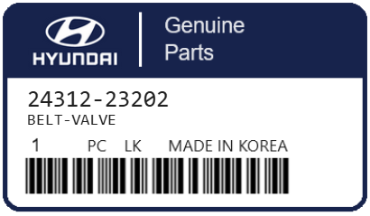 HYUNDAI - 24312-23202 BELT-VALVE