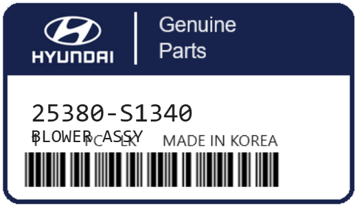 HYUNDAI - 25380-S1340 BLOWER ASSY