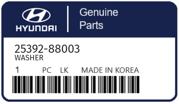 HYUNDAI - 25392-88003 RONDELLE