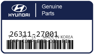 HYUNDAI - 26311-27001 CAP COMPLETE-OIL FIL