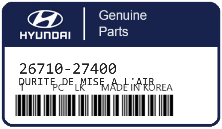 HYUNDAI - 26710-27400 DURITE DE MISE A L'AIR