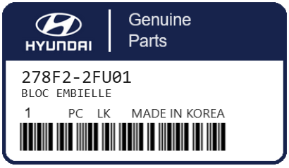 HYUNDAI - 278F2-2FU01 BLOC EMBIELLE