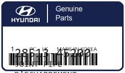 HYUNDAI - 28513-45200 JOINT PIPE D'ECHAPPEMENT