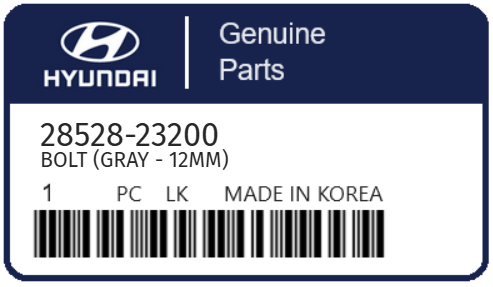 HYUNDAI - 28528-23200 BOLT (GRAY - 12mm)