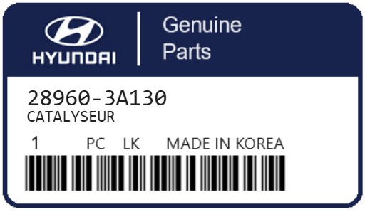 HYUNDAI - 28960-3A130 CATALYSEUR
