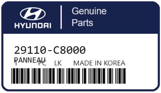 HYUNDAI - 29110-C8000 PANNEAU