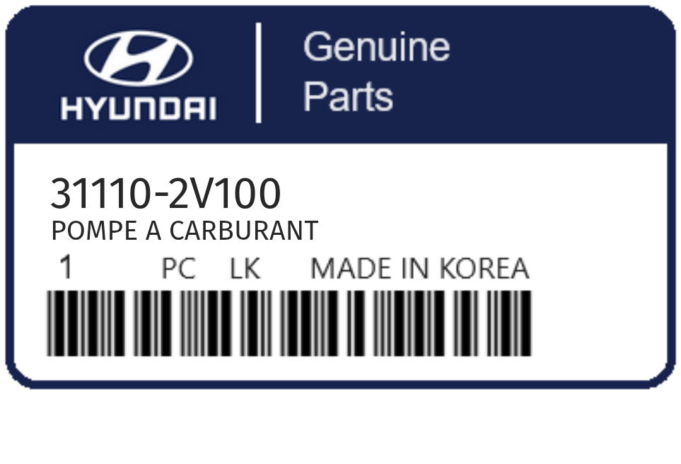 HYUNDAI - 31110-2V100 POMPE A CARBURANT