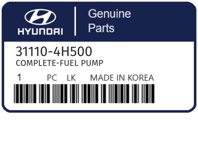 HYUNDAI - 31110-4H500 COMPLETE-FUEL PUMP