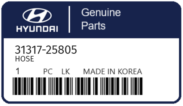 HYUNDAI - 31317-25805 HOSE