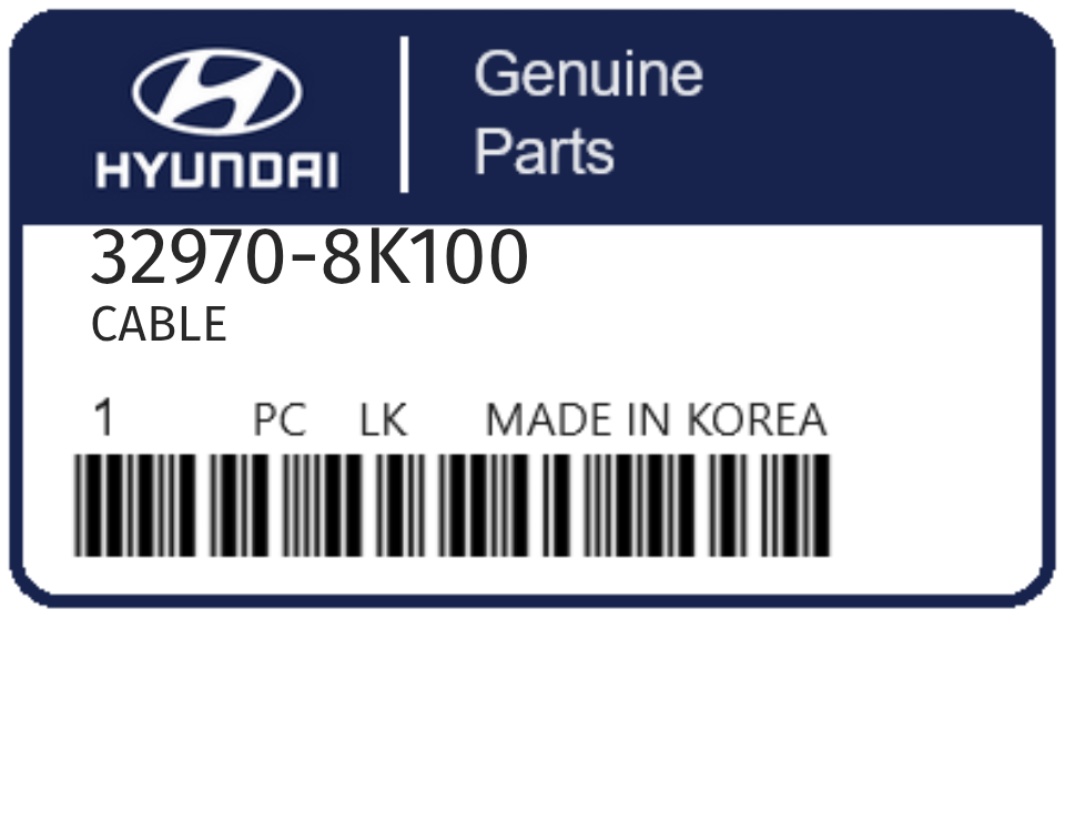 HYUNDAI - 32970-8K100 CABLE