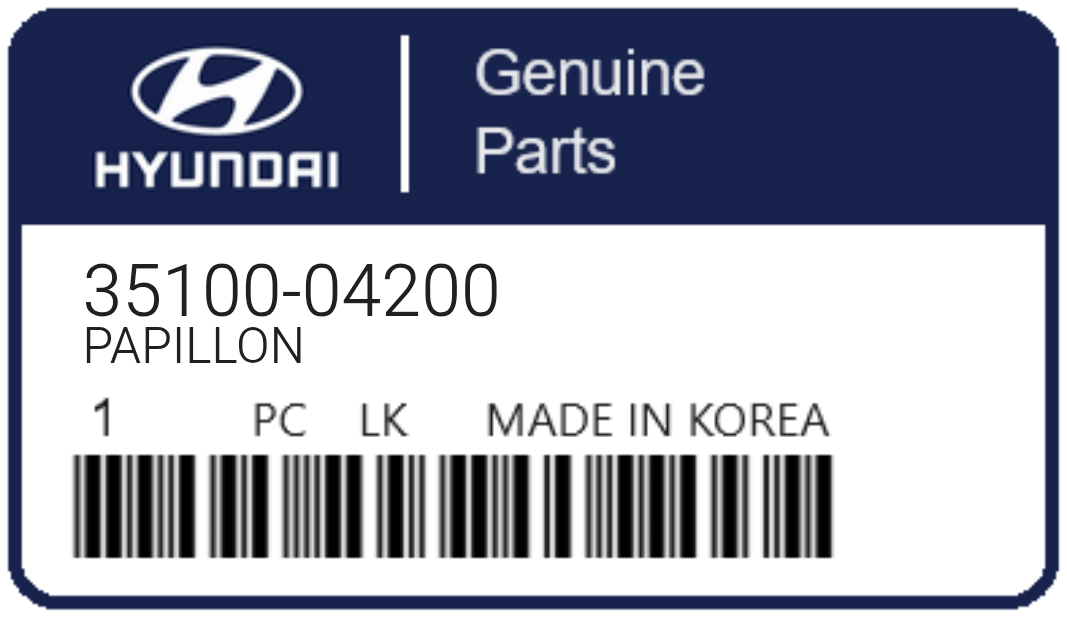 HYUNDAI - 35100-04200 PAPILLON