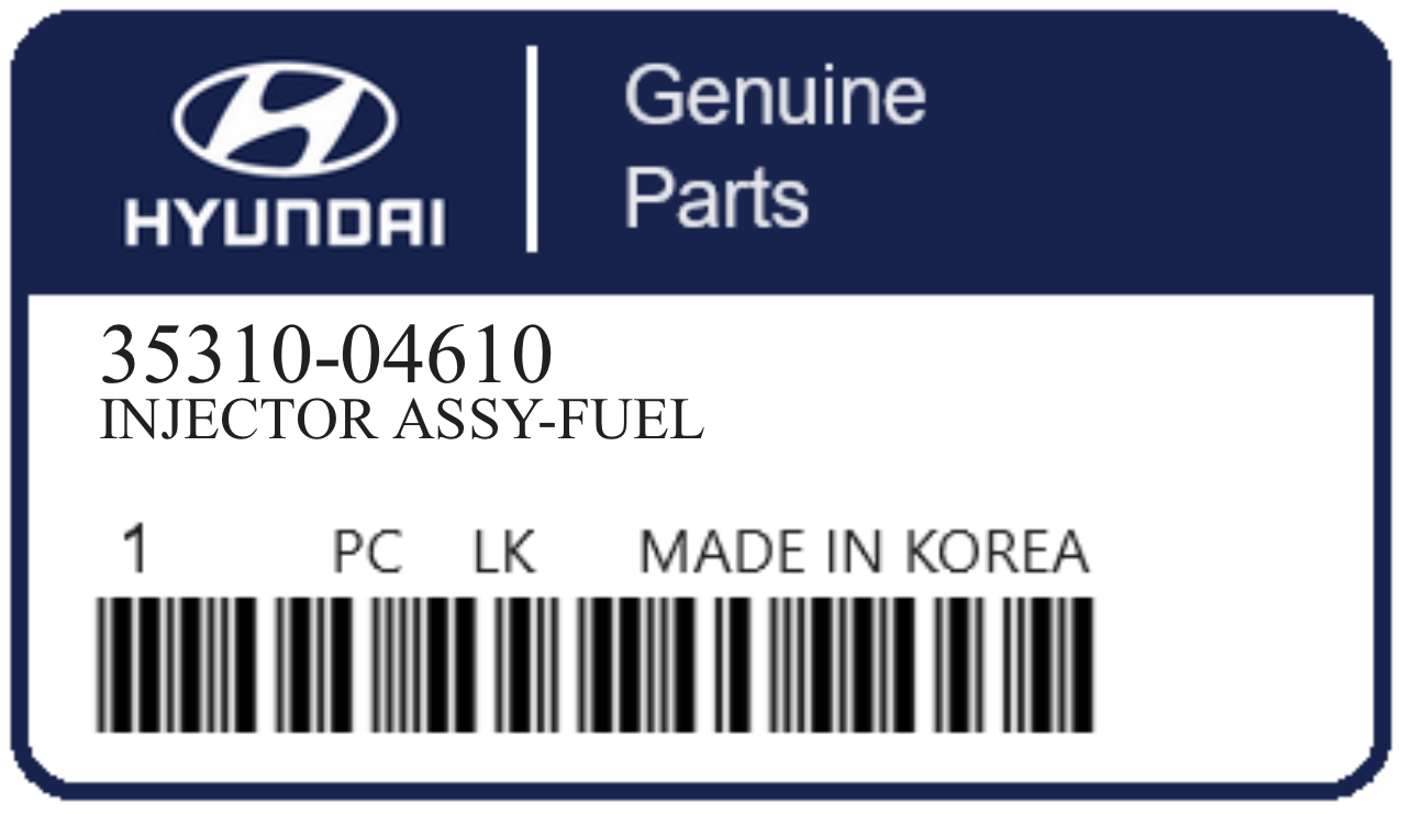HYUNDAI - 35310-04610 INJECTOR ASSY-FUEL