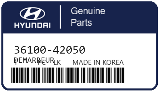 HYUNDAI - 36100-42050 DEMARREUR