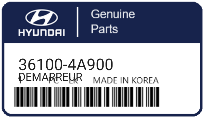 HYUNDAI - 36100-4A900 DEMARREUR