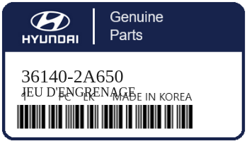 HYUNDAI - 36140-2A650 JEU D'ENGRENAGE