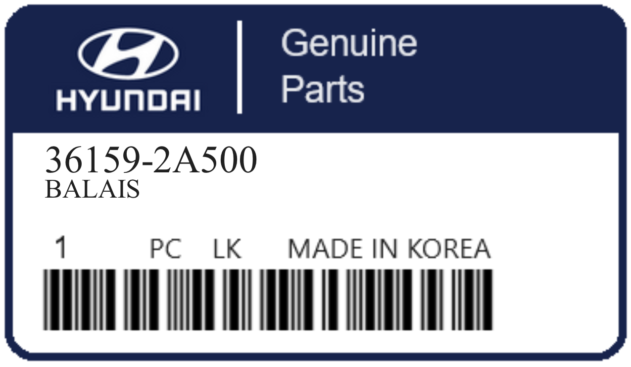 HYUNDAI - 36159-2A500 BALAIS