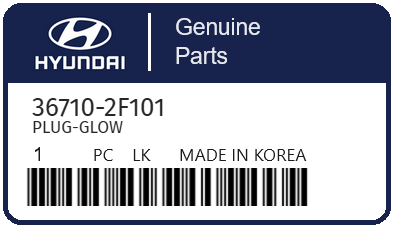 HYUNDAI - 36710-2F101 PLUG-GLOW