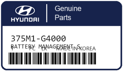 HYUNDAI - 375M1-G4000 BATTERY MANAGEMENT S