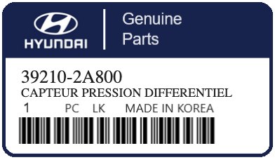 HYUNDAI - 39210-2A800 CAPTEUR PRESSION DIFFERENTIEL