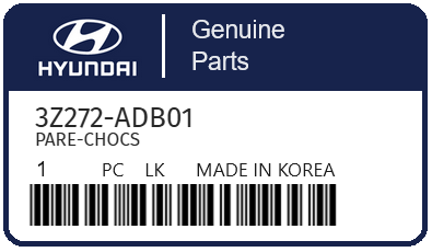 HYUNDAI - 3Z272-ADB01 PARE-CHOCS