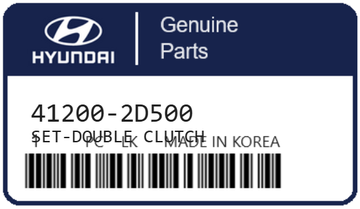 HYUNDAI - 41200-2D500 SET-DOUBLE CLUTCH