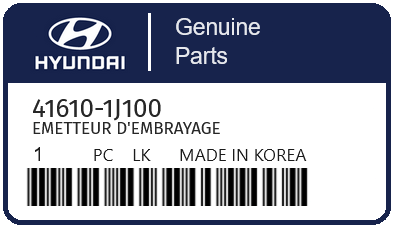 HYUNDAI - 41610-1J100 EMETTEUR D'EMBRAYAGE
