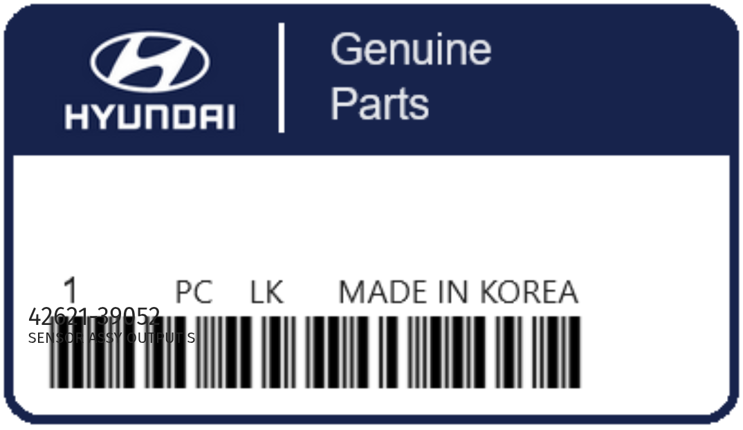 HYUNDAI - 42621-39052 SENSOR ASSY OUTPUT S