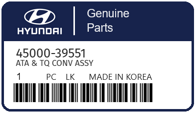 HYUNDAI - 45000-39551 BOITE