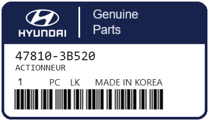 HYUNDAI - 47810-3B520 ACTIONNEUR