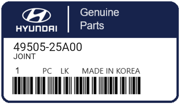 HYUNDAI - 49505-25A00 JOINT