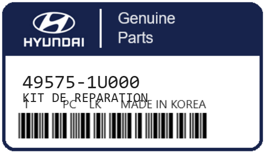 HYUNDAI - 49575-1U000 KIT DE REPARATION