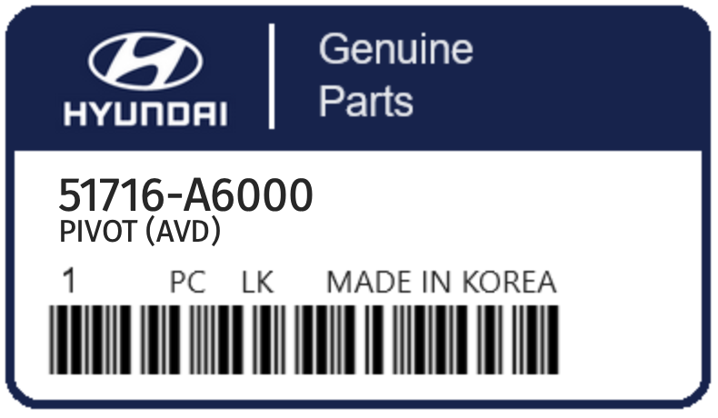 HYUNDAI - 51716-A6000 PIVOT (avd)