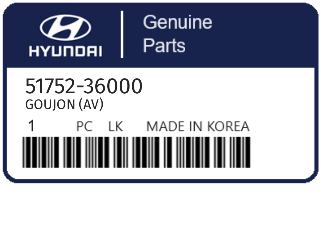 HYUNDAI - 51752-36000 GOUJON (av)