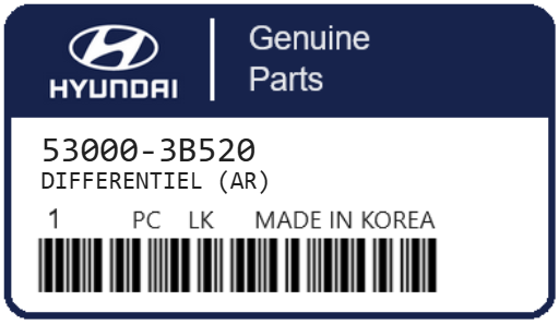 HYUNDAI - 53000-3B520 DIFFERENTIEL (ar)