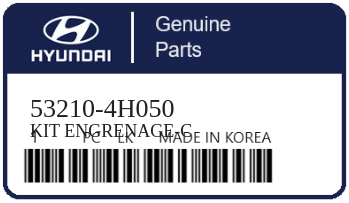 HYUNDAI - 53210-4H050 KIT ENGRENAGE-C