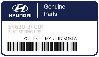 HYUNDAI - 54620-34001 SEAT-SPRING UPR