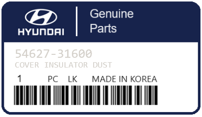 HYUNDAI - 54627-31600 REFERENCE REMPLACEE PAR :