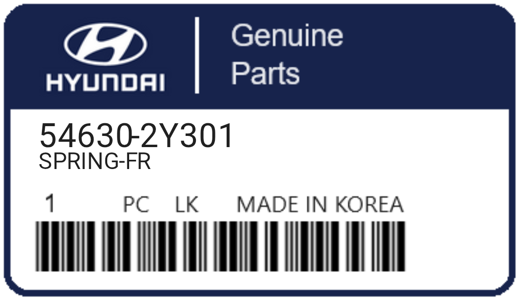 HYUNDAI - 54630-2Y301 SPRING-FR