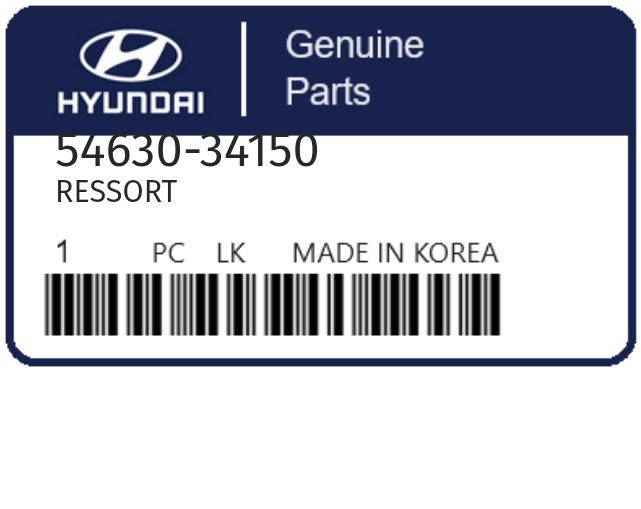 HYUNDAI - 54630-34150 RESSORT