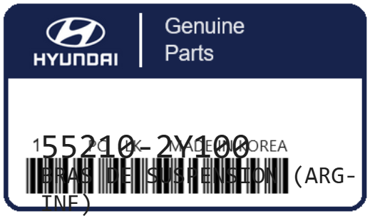 HYUNDAI - 55210-2Y100 BRAS DE SUSPENSION (arg-inf)