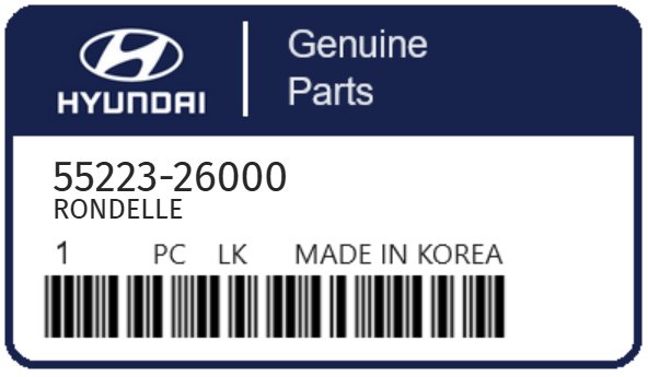 HYUNDAI - 55223-26000 RONDELLE