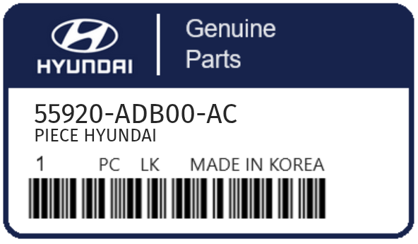 HYUNDAI - 55920-ADB00-AC PIECE HYUNDAI