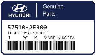 HYUNDAI - 57510-2E300 TUBE/TUYAU/DURITE