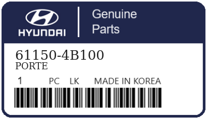 HYUNDAI - 61150-4B100 PORTE