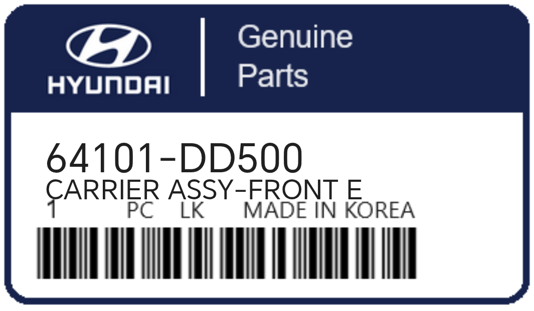 HYUNDAI - 64101-DD500 CARRIER ASSY-FRONT E